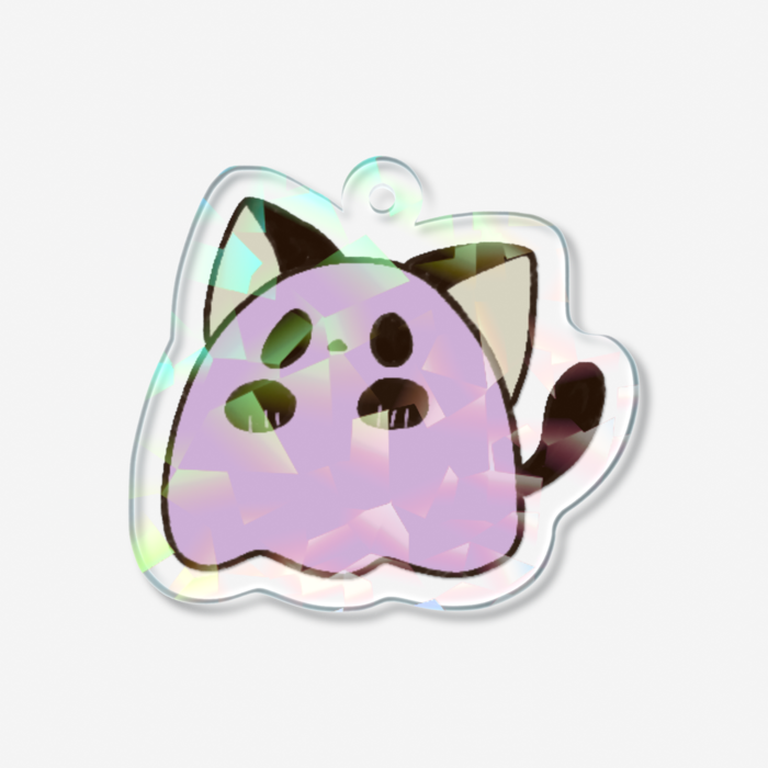 ホログラムアクリルキーホルダー - 50 × 50mm