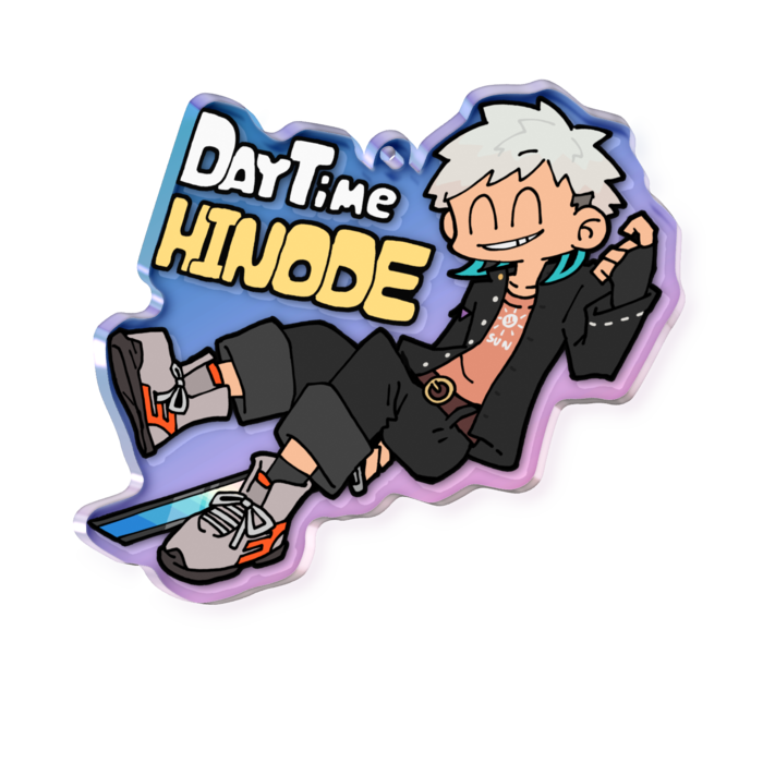 オーロラアクリルキーホルダー - 70 × 70mm