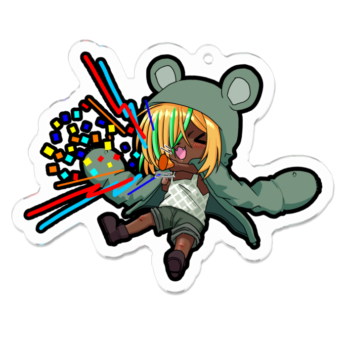 アクリルキーホルダー - 70 x 70 (mm)