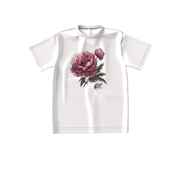ビッグシルエットTシャツ （white）- S - 正面