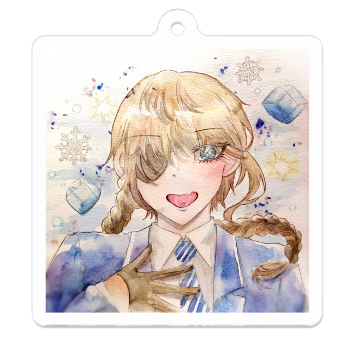 アクリルキーホルダー - 50 x 50 (mm)