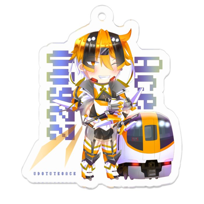 アクリルキーホルダー - 50 x 50 (mm)