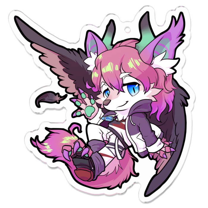 アクリルキーホルダー - 70 x 70 (mm)