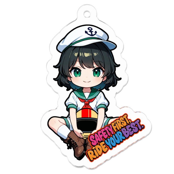 アクリルキーホルダー - 50 x 50 (mm)