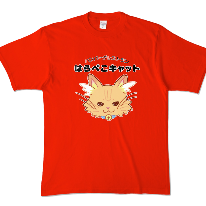カラーTシャツ - XL - レッド (濃色)