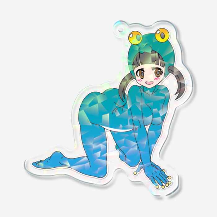 ホログラムアクリルキーホルダー - 70 × 70mm(1)