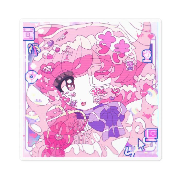 ステッカー - 100 x 100 (mm)