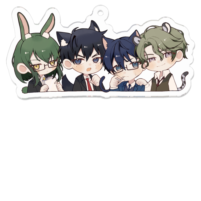 アクリルキーホルダー - 70 x 70 (mm)