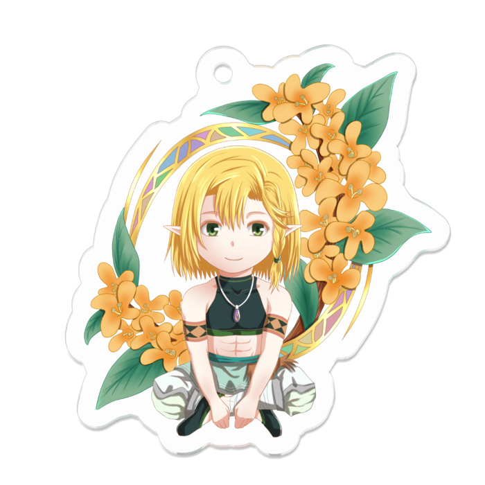 アクリルキーホルダー - 50 x 50 (mm)