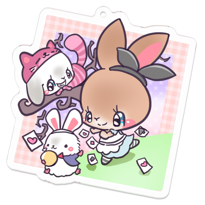 アクリルキーホルダー - 70 x 70 (mm)