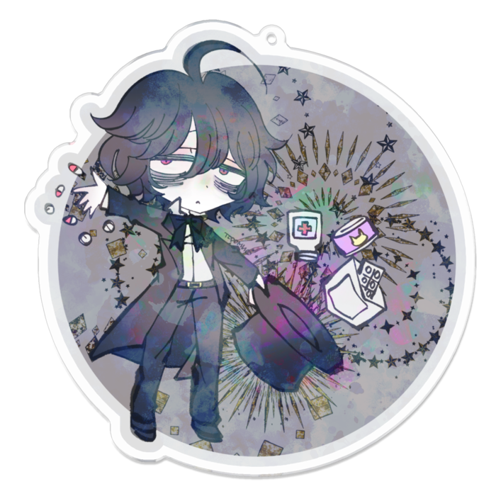 コーティングアクキー(マジシャンイリヤ)100 x 100 (mm)