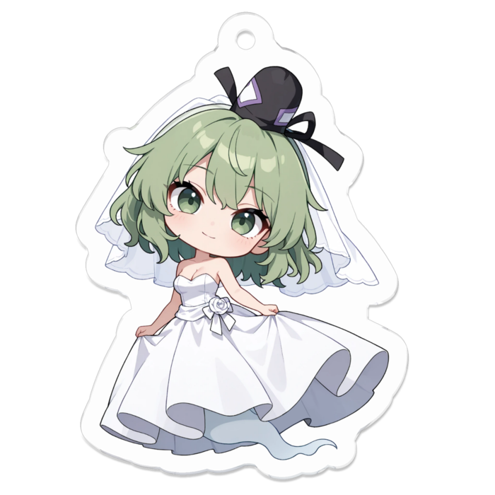 アクリルキーホルダー - 50 x 50 (mm)(キャラのみ)