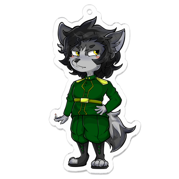 アクリルキーホルダー（コーティング） - 70 x 70 (mm)