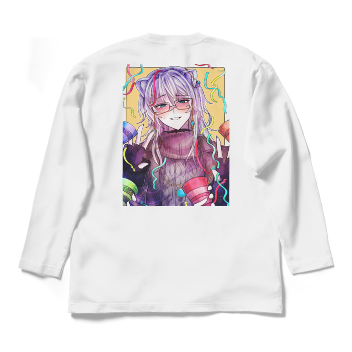 ロングスリーブTシャツ - L - ホワイト