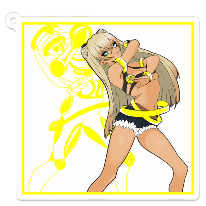 アクリルキーホルダー - 70 x 70 (mm)