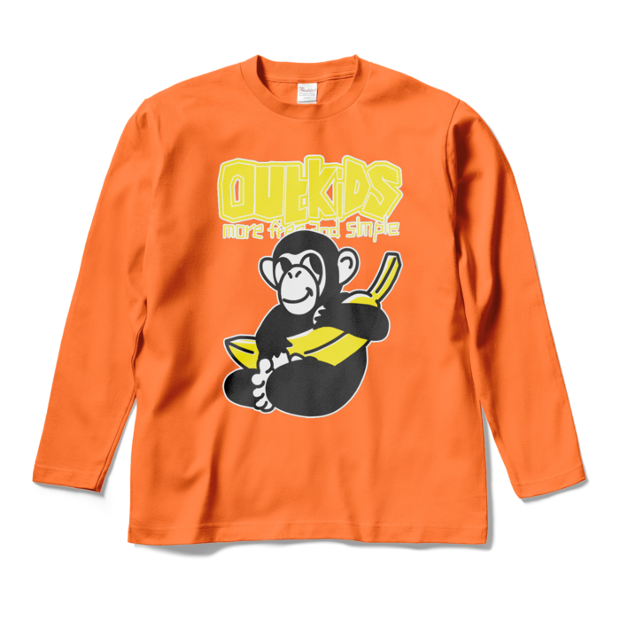 ロングスリーブTシャツ - M - オレンジ