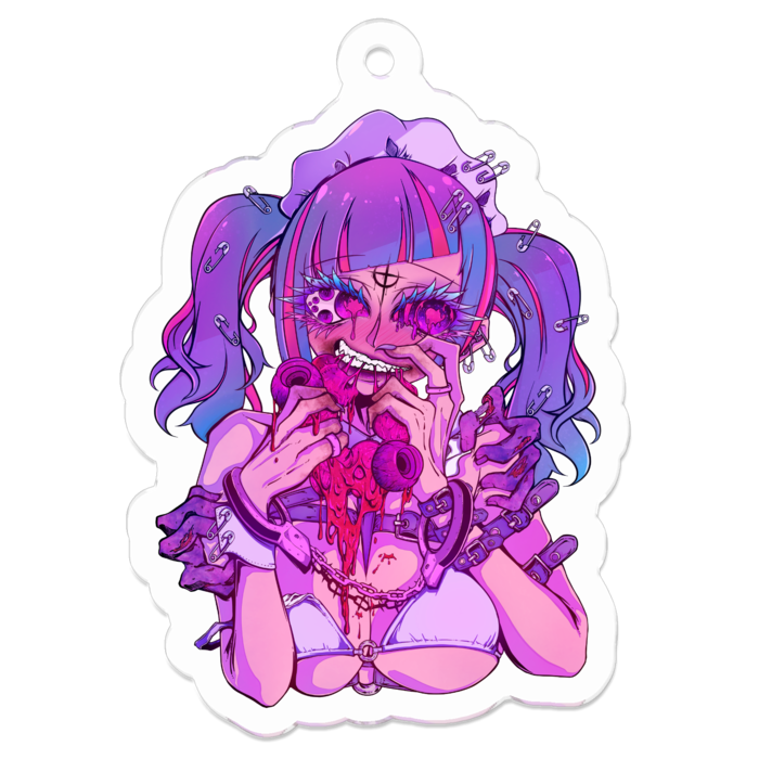 アクリルキーホルダー - 50 x 50 (mm)