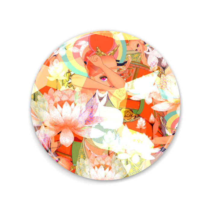 缶ミラー(キラキラ) - 75mm