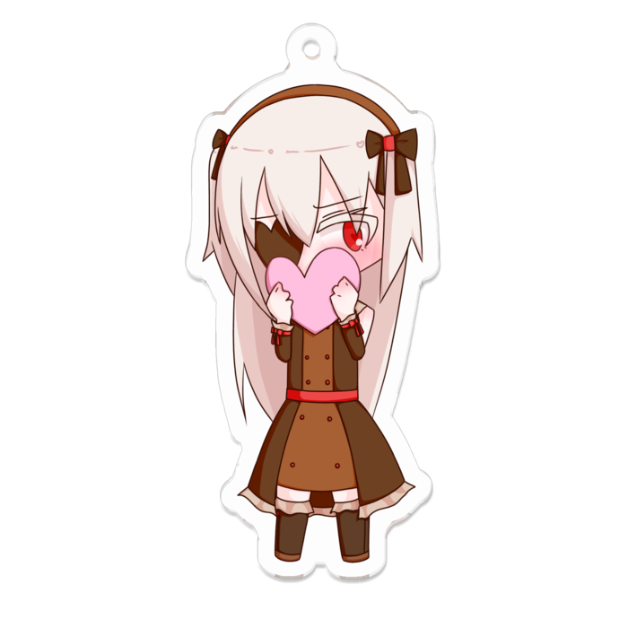 アクリルキーホルダー（コーティング） - 70 x 70 (mm)