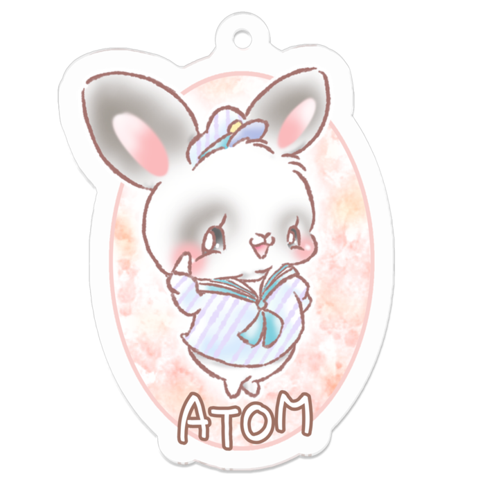 アクリルキーホルダー - 50 x 50 (mm)