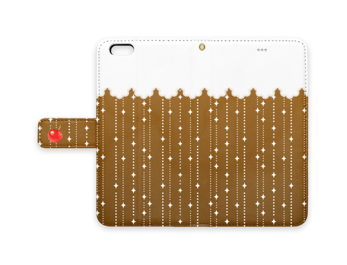 手帳型iPhoneケース - iPhone 6 Plus / 6s Plus - ストラップ穴 あり