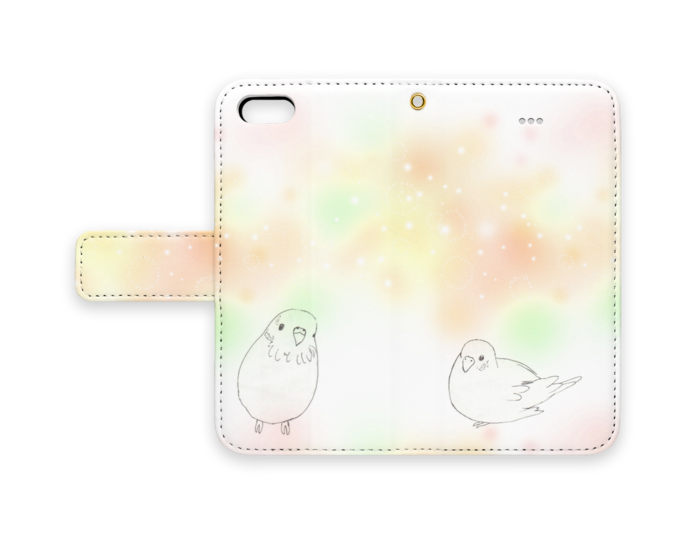 手帳型iPhoneケース - iPhone 5 / SE - ストラップ穴 あり