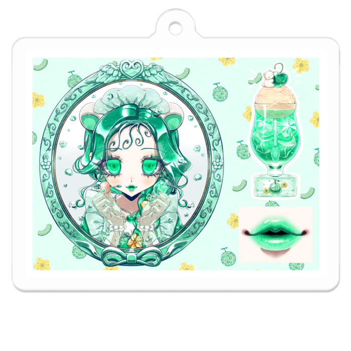 アクリルキーホルダー - 50 x 50 (mm)