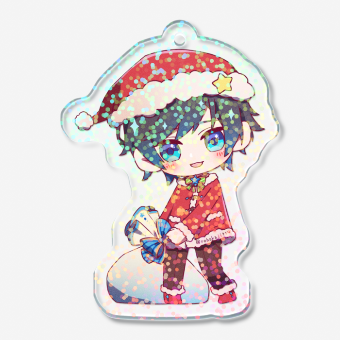 ホログラムアクリルキーホルダー - 50 × 50mm