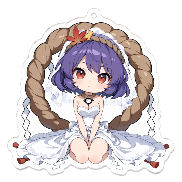 アクリルキーホルダー - 70 x 70 (mm)(キャラのみ)