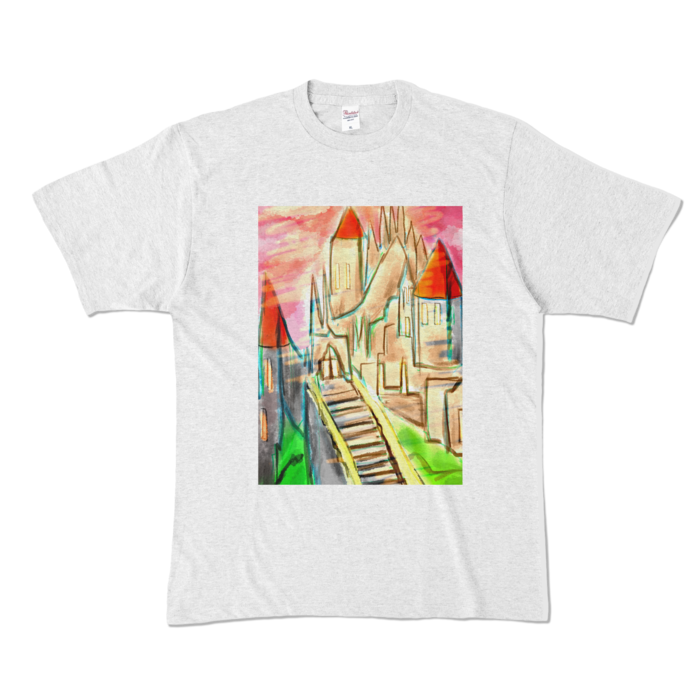 カラーTシャツ - XL - アッシュ (淡色)