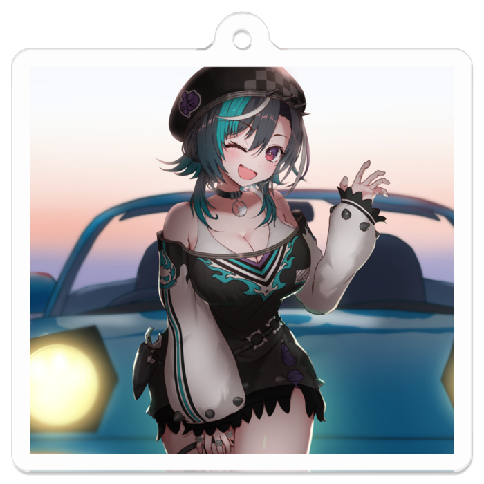 アクリルキーホルダー - 50 x 50 (mm)