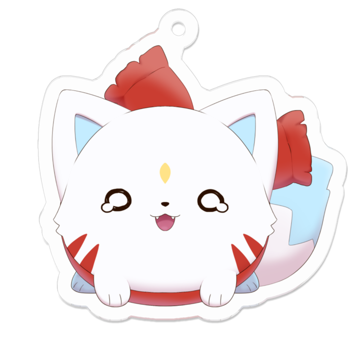 アクリルキーホルダー（コーティング） - 50 x 50 (mm)