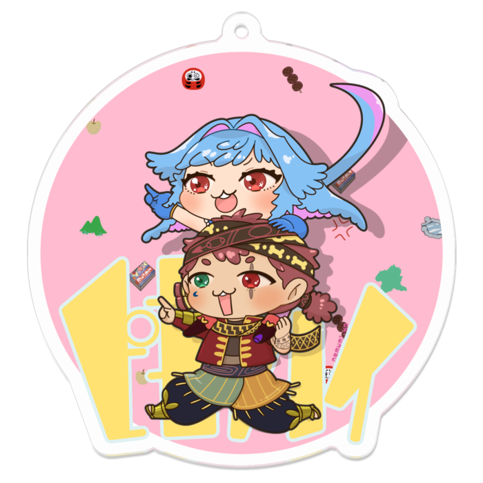 アクリルキーホルダー - 70 x 70 (mm)