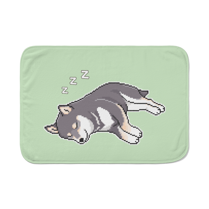 [グリーン] 柴犬ブランケット - 700 x 1000 (mm)/[Green] Shiba Inu Blanket