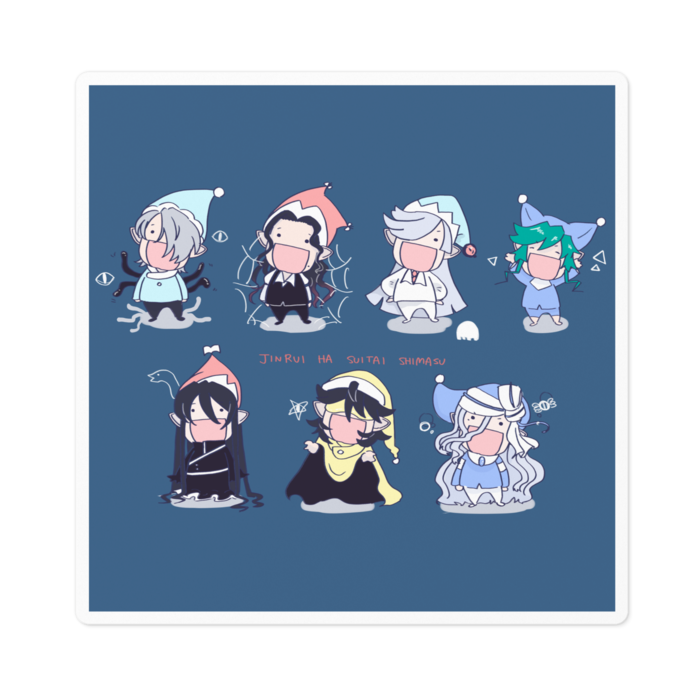 ステッカー - 100 x 100 (mm)