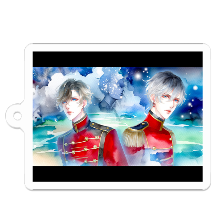 アクリルキーホルダー - 50 x 50 (mm)