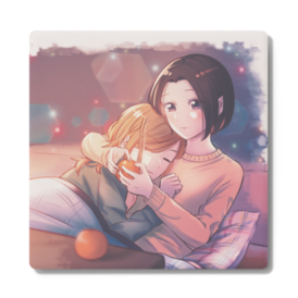 創作百合ようさなコースター しらいぬ 百合 Booth