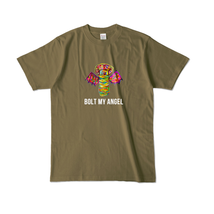 カラーTシャツ - L - オリーブ (濃色)
