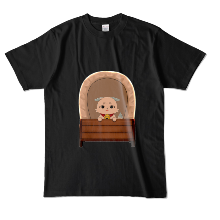 カラーTシャツ - L - ブラック (濃色)
