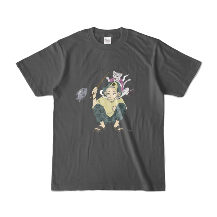 カラーTシャツ - S - チャコール (濃色)