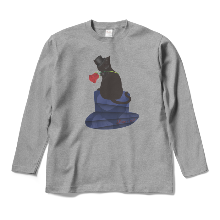 ロングスリーブTシャツ - M - 杢グレー