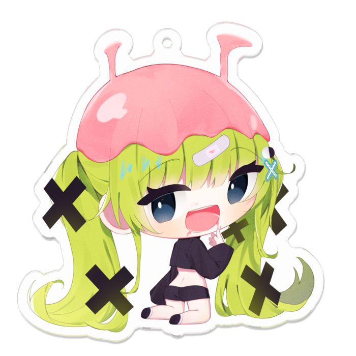 アクリルキーホルダー - 70 x 70 (mm)