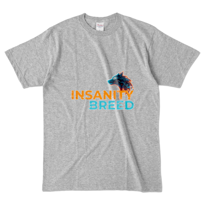 カラーTシャツ - L - 杢グレー (濃色)