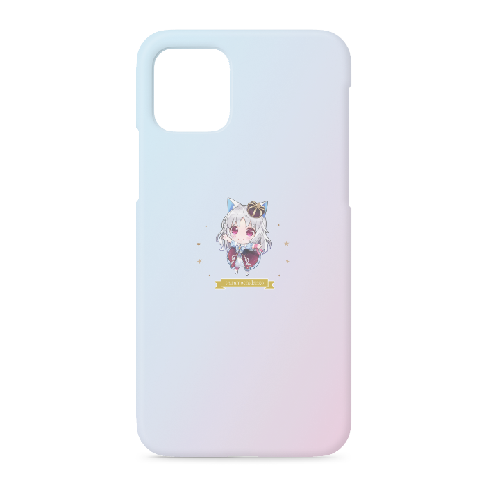 【グラデーション×SDだんごちゃん】iPhoneケース - iPhone 11 Pro - 側面あり(1)