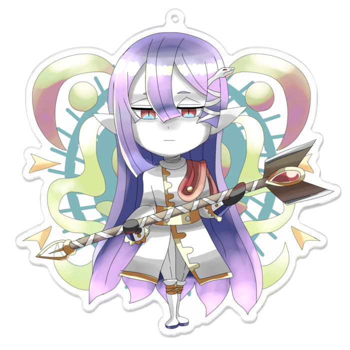 アクリルキーホルダー - 100 x 100 (mm)