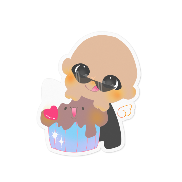 ステッカー - 100 x 100 (mm)