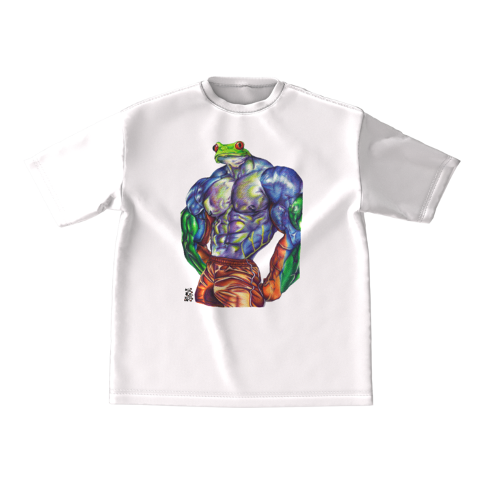 ビッグシルエットTシャツ - M - 両面
