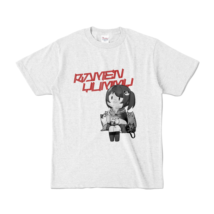 モノクロ：Tシャツ - S - アッシュ （淡色）