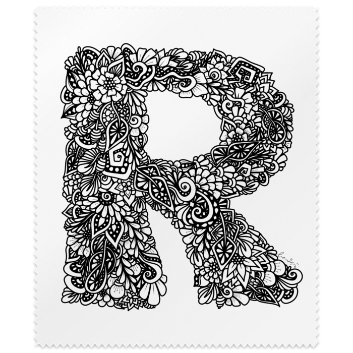 「R」メガネ拭き