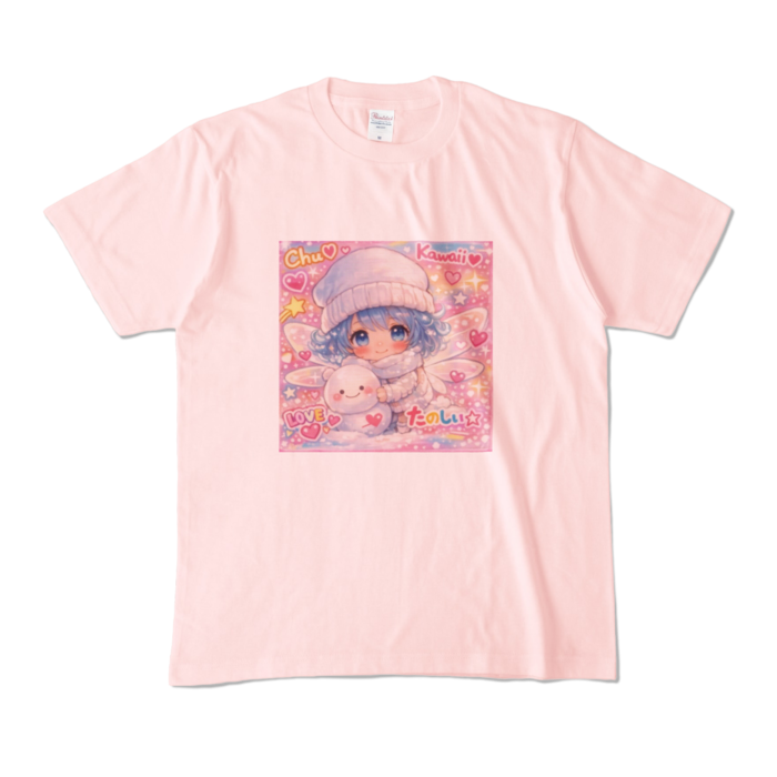 カラーTシャツ - M - ライトピンク (淡色)